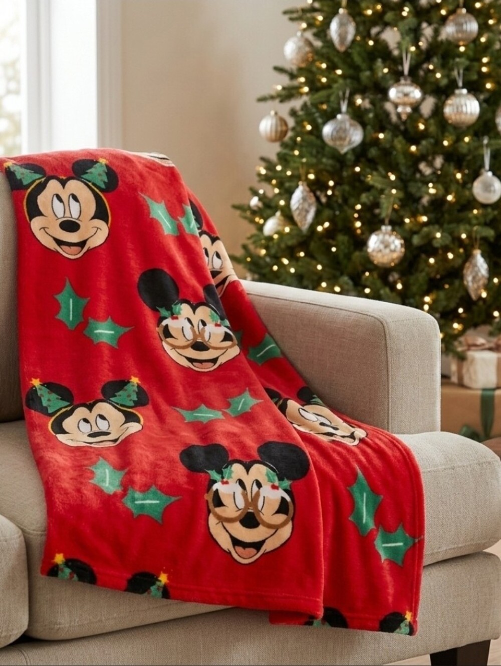 Disney Red Plush Blanket